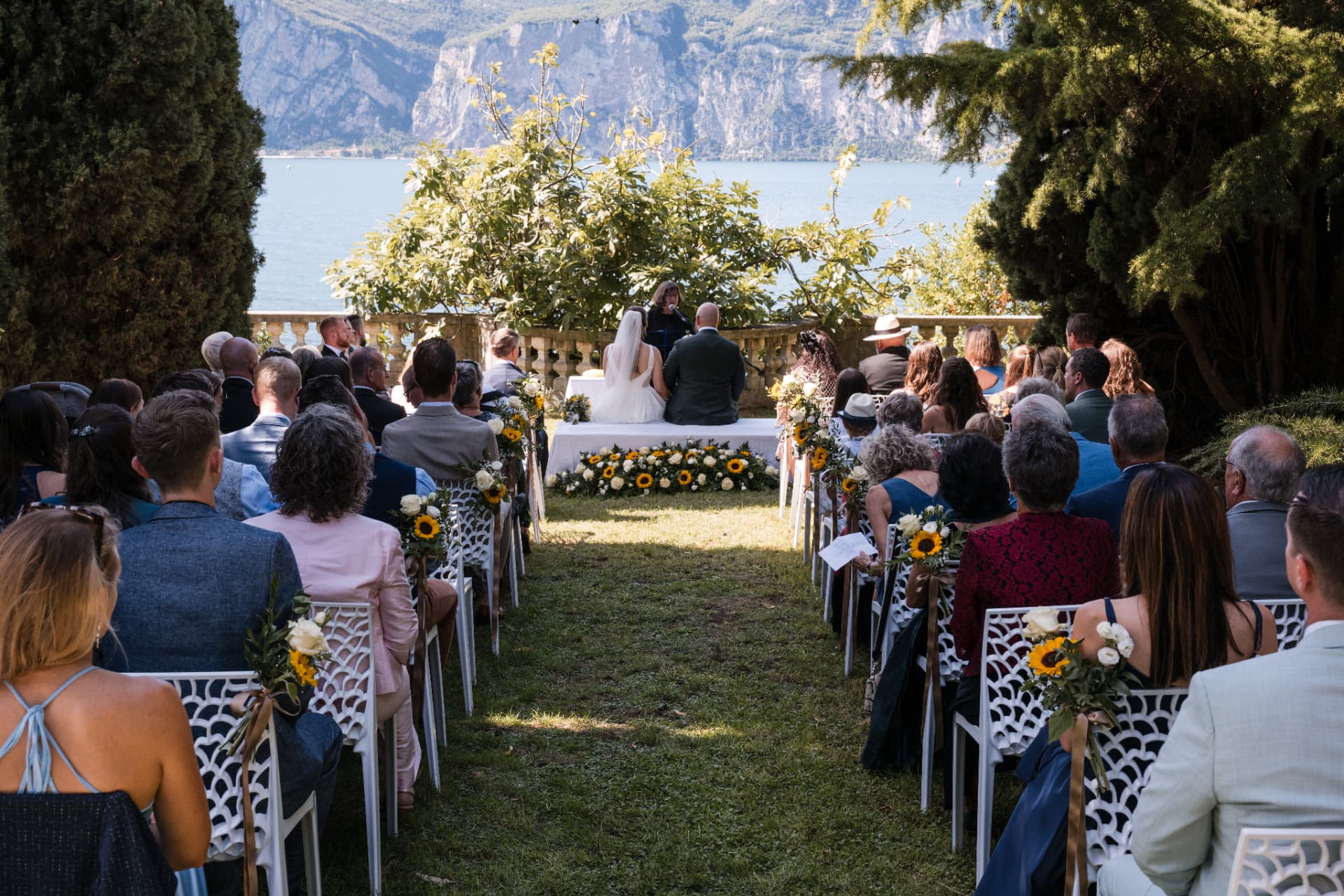 Trauung mit Blick über den Gardasee